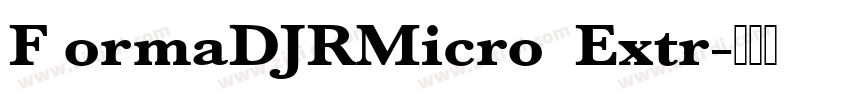 F ormaDJRMicro  Extr字体转换